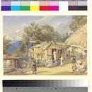 View of the wood bazaar, Simla (Painting) View of the wood bazaar, Simla (Painting)