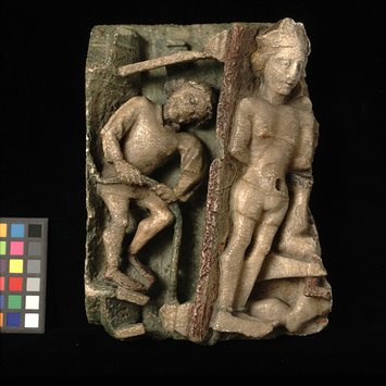 Fragment of a panel - Martyrdom of St Erasmus Fragment of a panel - Martyrdom of St Erasmus