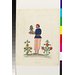 Painting - One of seven drawings of people and occupations and a lion.