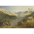 Oil painting - Thirlmere, Cumberland
