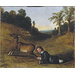 Painting - Colonel Smith Grasping the Hind Legs of a Stag Painting - Colonel Smith Grasping the Hind Legs of a Stag