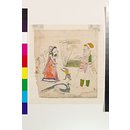 Painting - Yashoda and Nanda playing with the baby Krishna