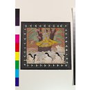 Krishna fluting in a tree having stolen the clothes of the bathing gopis (Painting) Krishna fluting in a tree having stolen the clothes of the bathing gopis (Painting)