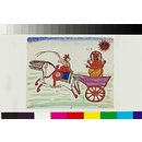 Surya in his chariot (Drawing)