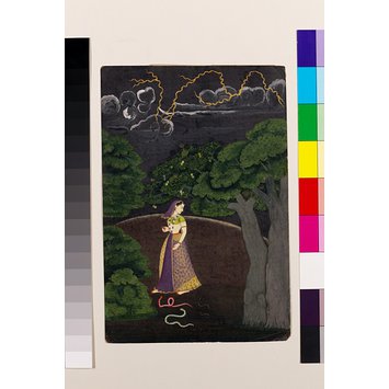 Painting - A lady on her way to a tryst