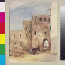 Ruined gateway-Dacca (Painting)
