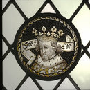 Roundel - Saint Edmund the Martyr; Saint Edward the Confessor