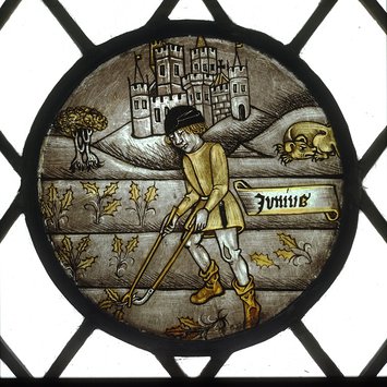 Panel - Labours of the Months; Month of June