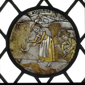 Panel - Labours of the Months; Month of August