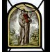 Panel - St Anthony of Padua standing with the infant Christ in his arms