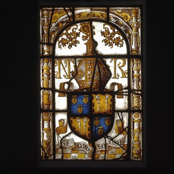 Panel - Arms of Nicolas Ruterius, Bishop of Arras Panel - Arms of Nicolas Ruterius, Bishop of Arras