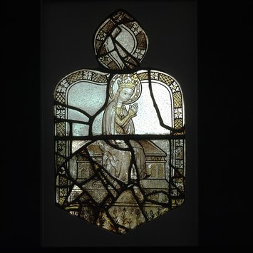 Panel - Virgin enthroned
