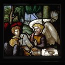 Three Angels visit Abraham (Panel)
