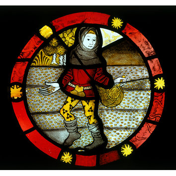 Roundel - October; The Labours of the Months