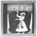  Illustration to the musical mode "Kuntala Raga" (Painting)