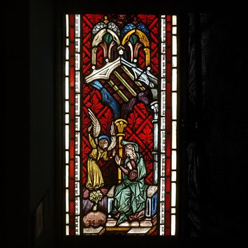 Panel - Annunciation to St Anne