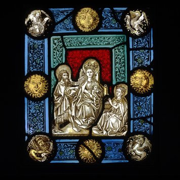 Panel - Virgin and Child with Saint John the Baptist and Saint Dorothy Panel - Virgin and Child with Saint John the Baptist and Saint Dorothy