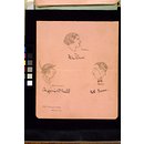 Elsa Palmer as Bobbie, Marjorie O'Neill as Mrs Craven and Bill Fraser as George, in The Compulsory Wife (Caricature)