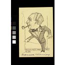 Caricature - Reginald Swinney conducting Glamorous Night - on Ice