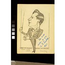 E.F. Fienborg conducting a performance of Meet Mr Kalanag (Caricature)