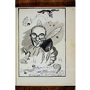 Arthur Askey as a bee (Caricature)