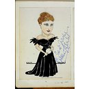 Eileen Herlie in The Second Mrs Tanqueray (Caricature)