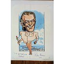 Rex Harrison in The Lionel Touch (Caricature)