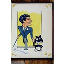 Kenneth Williams as Bernard in The Platinum Cat (Caricature)