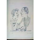 Kay Hammond and John Clements in The Happy Marriage (Caricature)