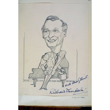 Caricature - Richard (Dickie) Murdoch in So Long As They're Happy Caricature - Richard (Dickie) Murdoch in So Long As They're Happy