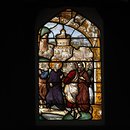 Christ and His Disciples crossing the Brook Cedron (Panel)