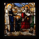 Return of the Holy Family from Egypt; Holy Family Going to Jerusalem (Panel)