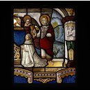 Johann Merck, pastor of Weyr, kneeling with his patron St John the Evangelist (Panel)