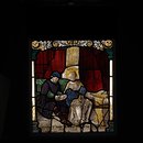 St Barbara receiving instruction from one of Origen's disciples (Panel)
