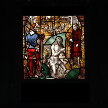 Panel - Naaman Washes in the River Jordan