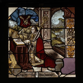 Panel - Abbot Heinrich von Binsfeld of Cornelimünster Panel - Abbot Heinrich von Binsfeld of Cornelimünster