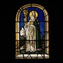 Bishop saint with the Christ Child (Panel)
