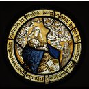 Roundel - The Virgin and Child with a female donor Roundel - The Virgin and Child with a female donor