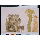 Print - Woman and goat Print - Woman and goat