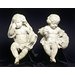 Statuette - Mourning Child with hour glass