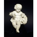 Mourning child with a skull (Statuette) Mourning child with a skull (Statuette)