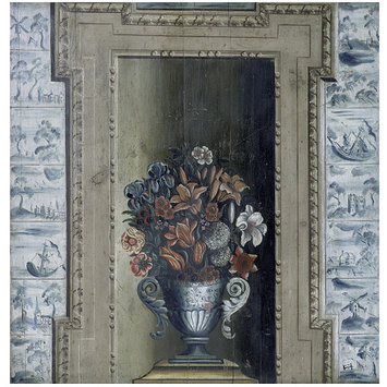 Chimney board - Vase with Flowers (chimney board) Chimney board - Vase with Flowers (chimney board)