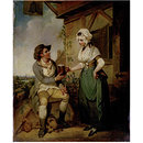 At the Inn Door (Oil painting)