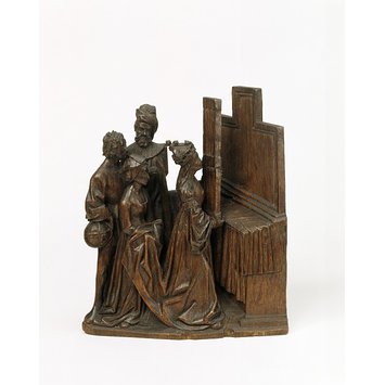 Relief - St Helena Deposits a Portion of the Cross in Jerusalem; The Legend of the True Cross