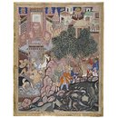 Temple idols fall and the sea dries up on the birth of the Prophet Muhammad (Painting)