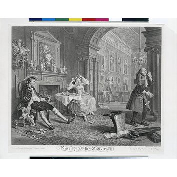 Print - Marriage à la Mode, Plate II