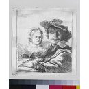 Print - Self-portrait with Saskia