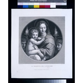 Print - La Madonna dei Candelabri