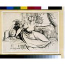 Girl sitting by a window (Print) Girl sitting by a window (Print)