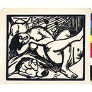 Sleeping Shepherdess; Schalfende Hirtin (Print)